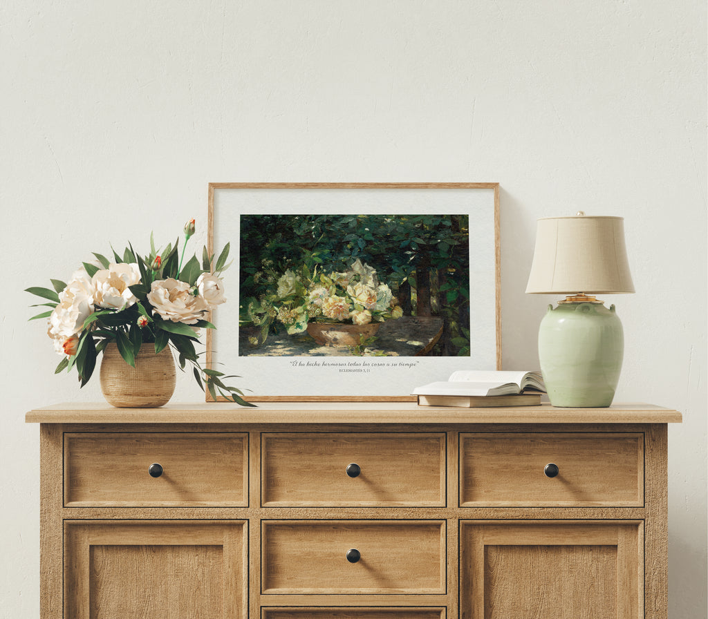 Lámina decorativa Eclesiastés 3, 11