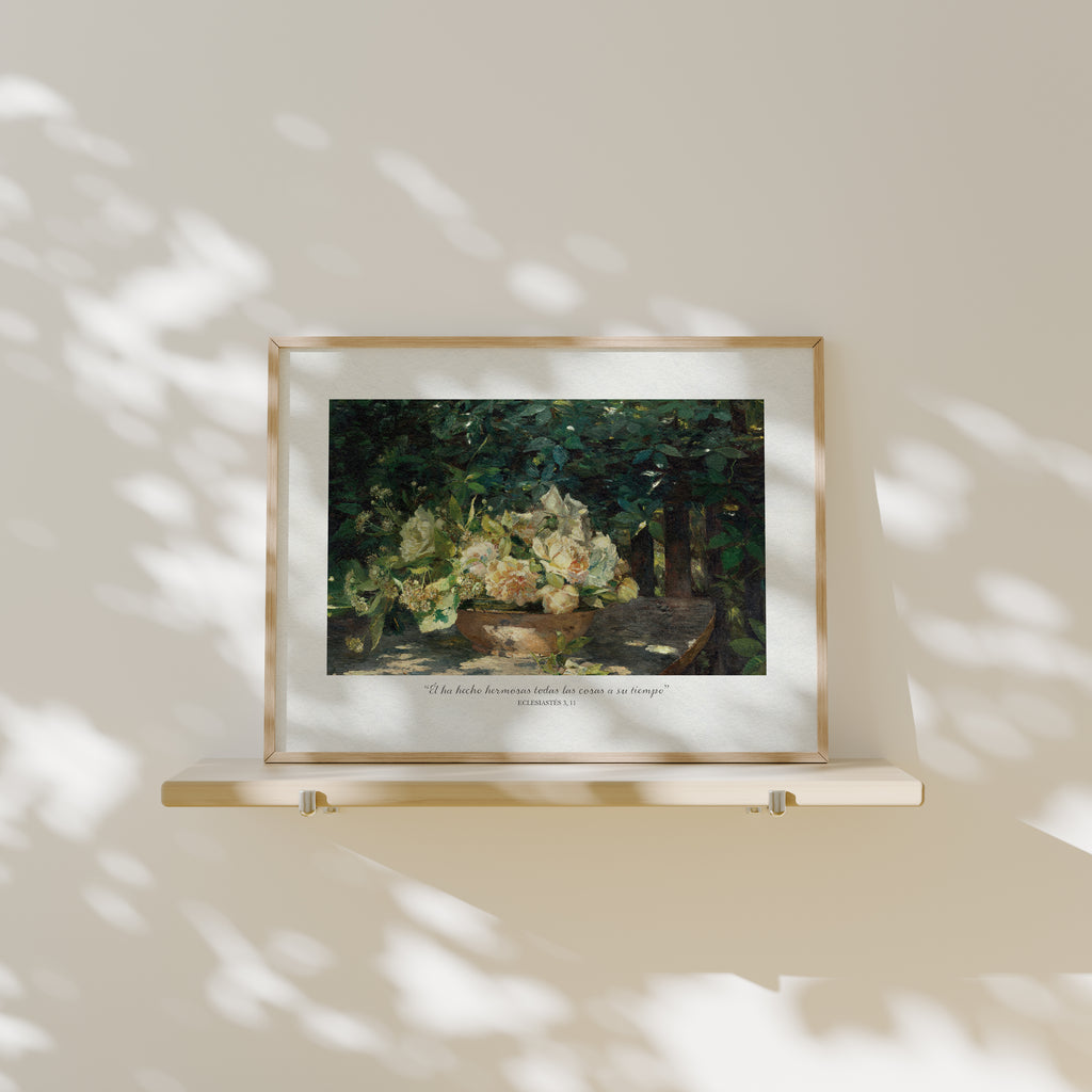 Lámina decorativa Eclesiastés 3, 11